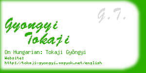 gyongyi tokaji business card