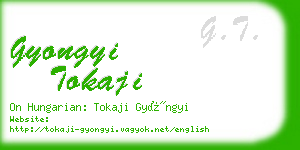 gyongyi tokaji business card